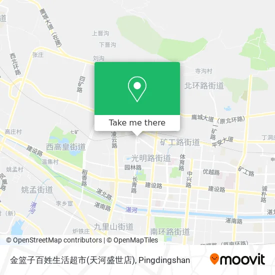 金篮子百姓生活超市(天河盛世店) map