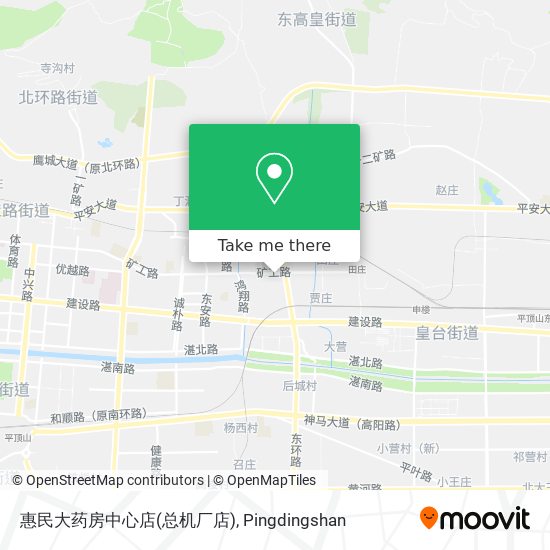 惠民大药房中心店(总机厂店) map