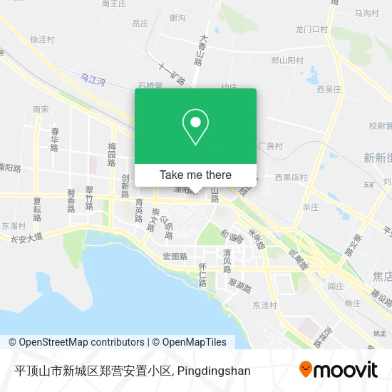 平顶山市新城区郑营安置小区 map