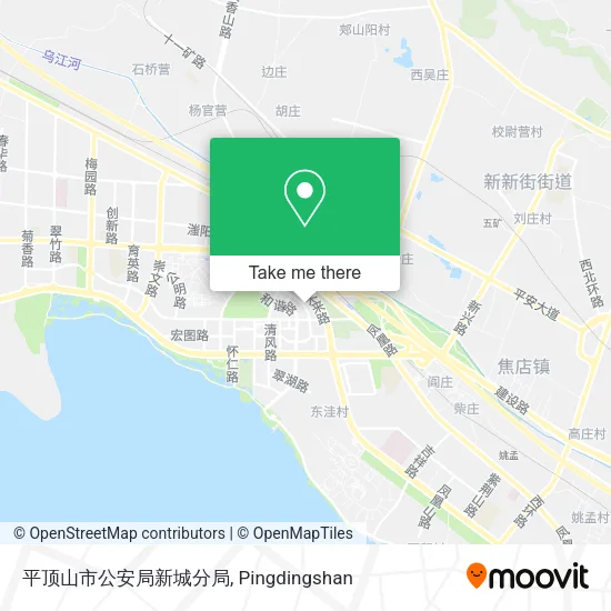 平顶山市公安局新城分局 map