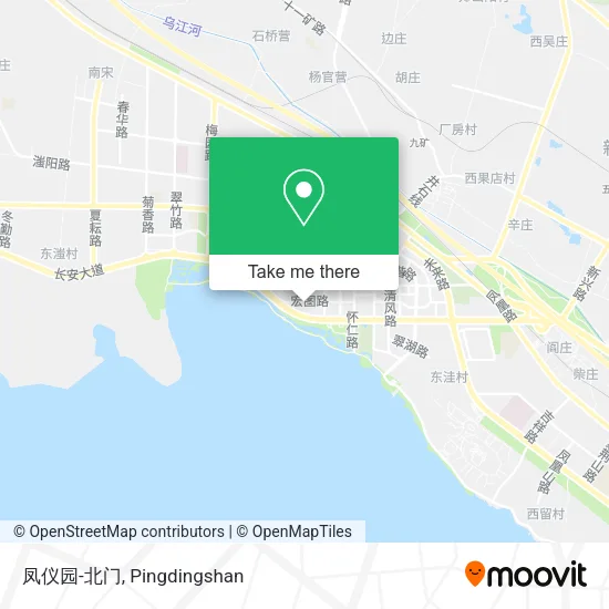 凤仪园-北门 map