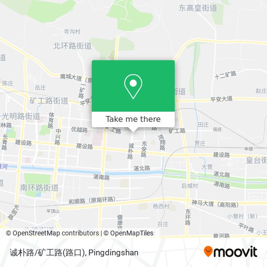 诚朴路/矿工路(路口) map