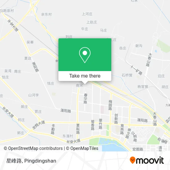 星峰路 map