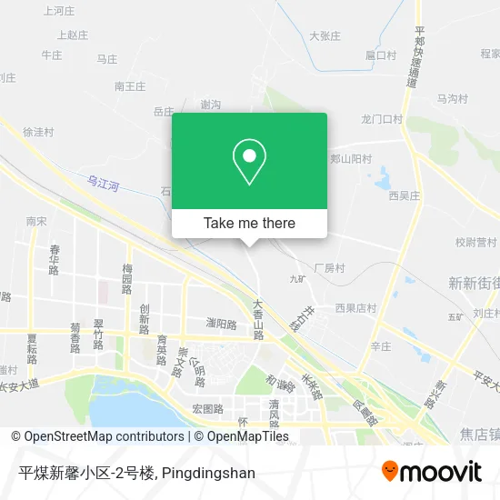 平煤新馨小区-2号楼 map