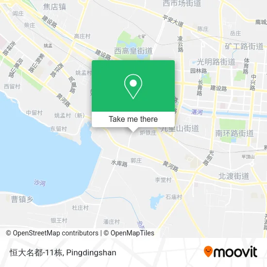 恒大名都-11栋 map