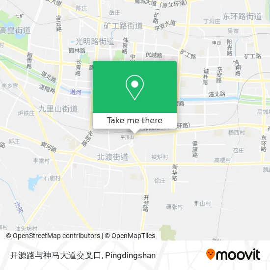 开源路与神马大道交叉口 map