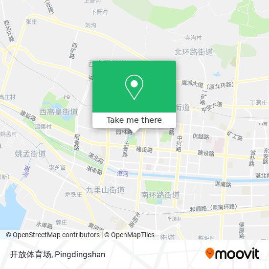 开放体育场 map