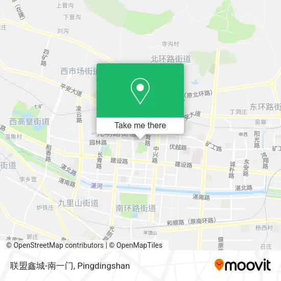 联盟鑫城-南一门 map