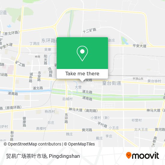 贸易广场茶叶市场 map