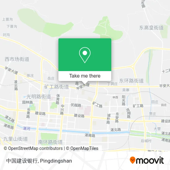 中国建设银行 map