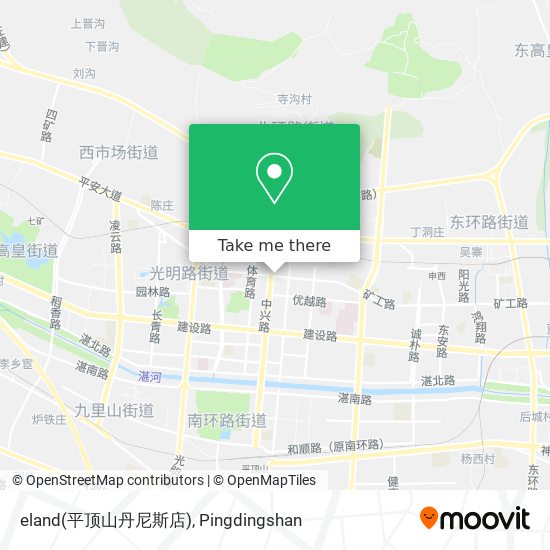 eland(平顶山丹尼斯店) map