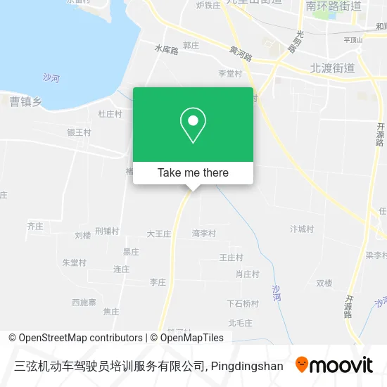 三弦机动车驾驶员培训服务有限公司 map