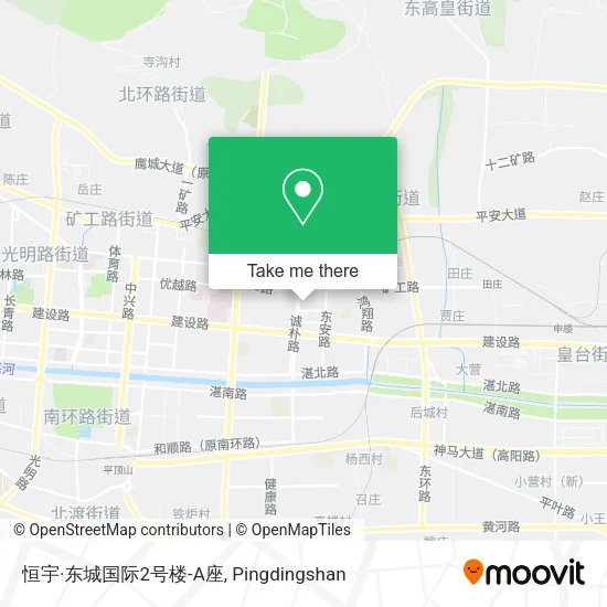 恒宇·东城国际2号楼-A座 map