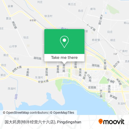 国大药房(特许经营六十六店) map