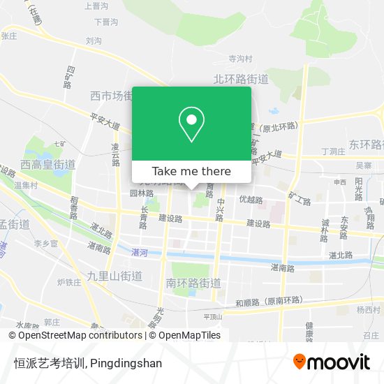 恒派艺考培训 map