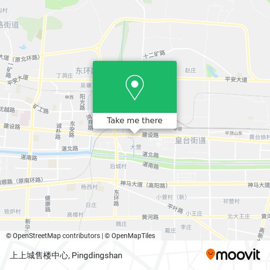 上上城售楼中心 map