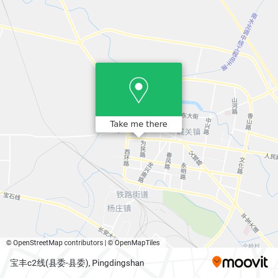 宝丰c2线(县委-县委) map