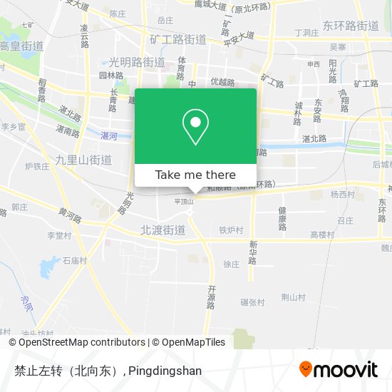 禁止左转（北向东） map