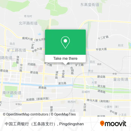 中国工商银行（五条路支行） map