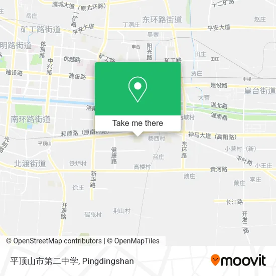平顶山市第二中学 map