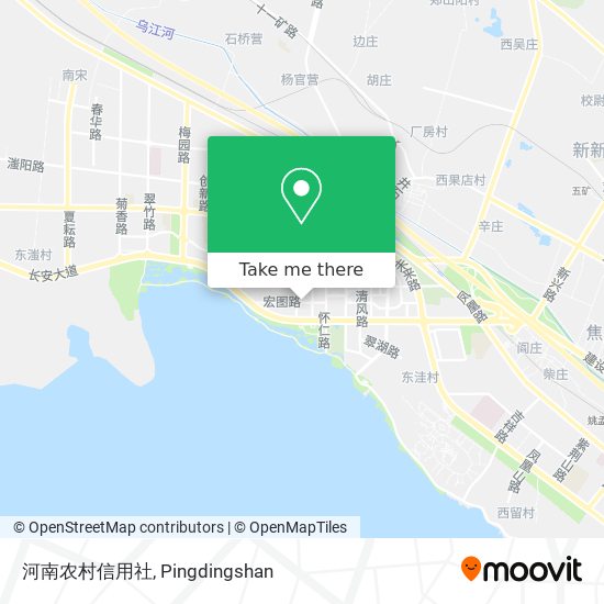 河南农村信用社 map
