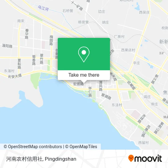 河南农村信用社 map