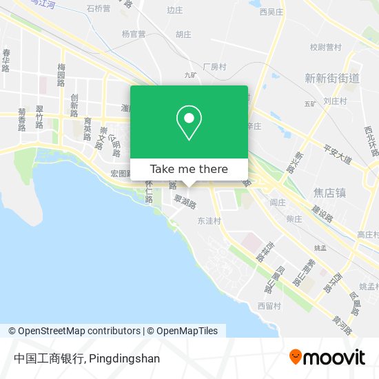 中国工商银行 map