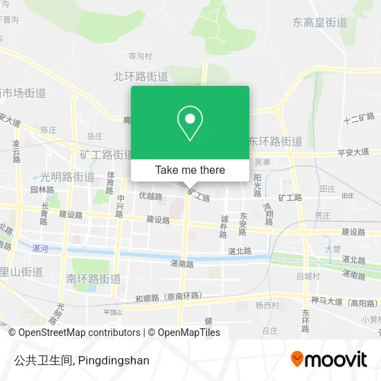 公共卫生间 map