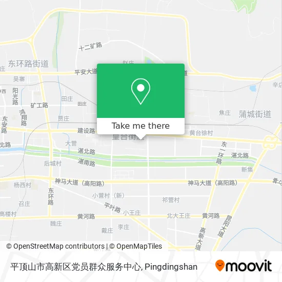 平顶山市高新区党员群众服务中心 map