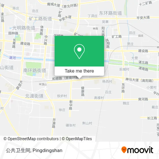 公共卫生间 map