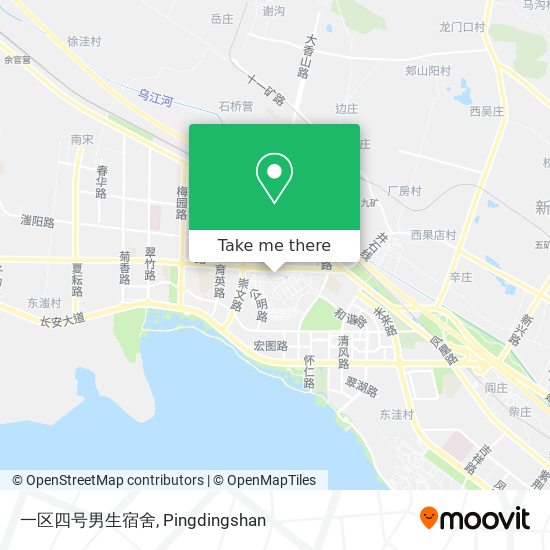 一区四号男生宿舍 map