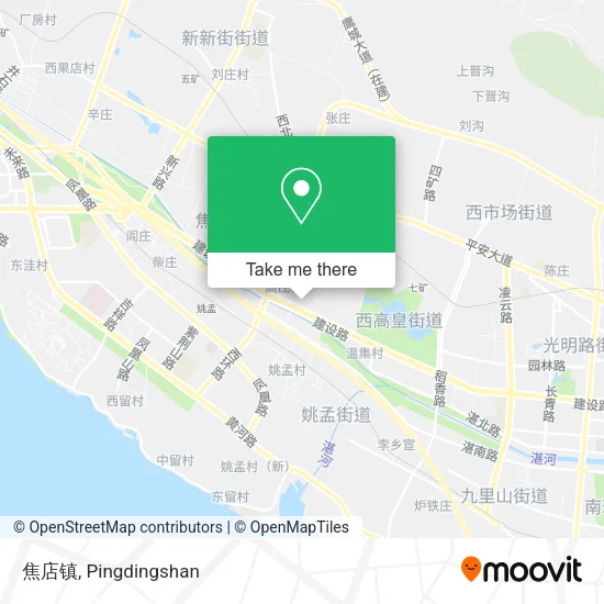 焦店镇 map