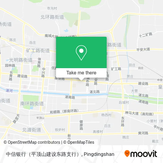 中信银行（平顶山建设东路支行） map
