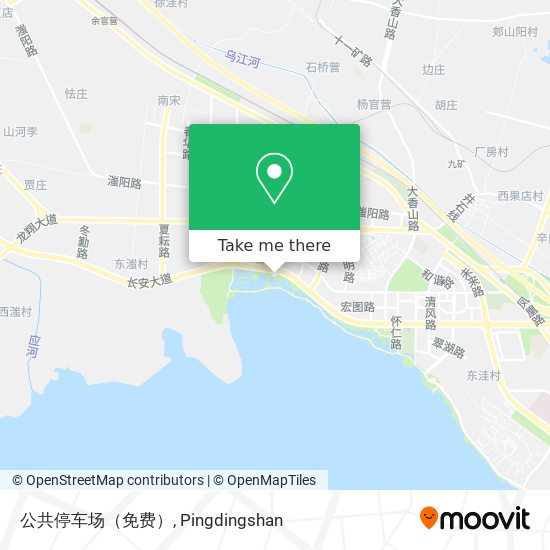 公共停车场（免费） map