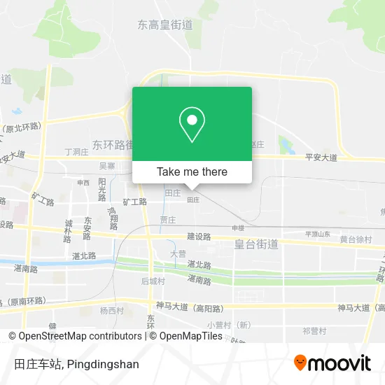 田庄车站 map