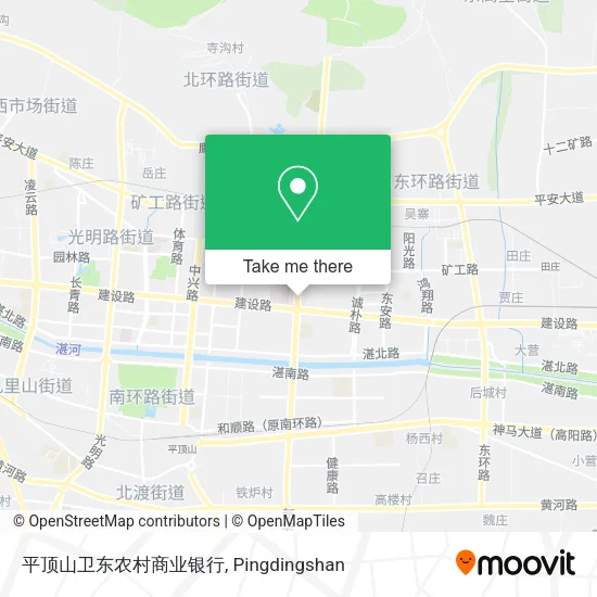 平顶山卫东农村商业银行 map