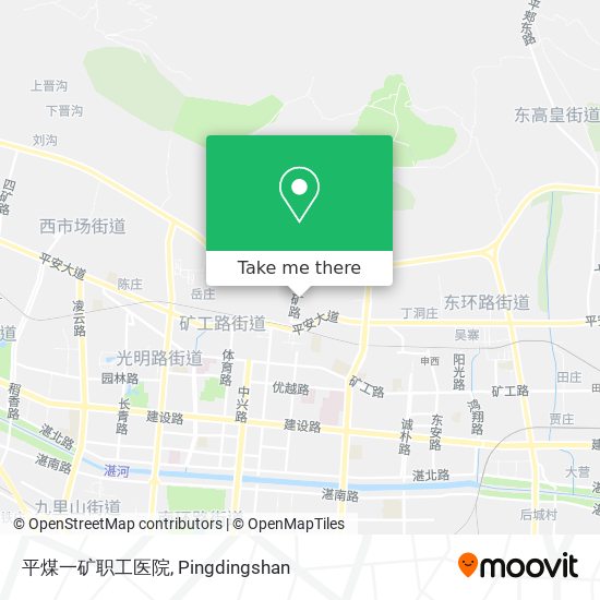 平煤一矿职工医院 map