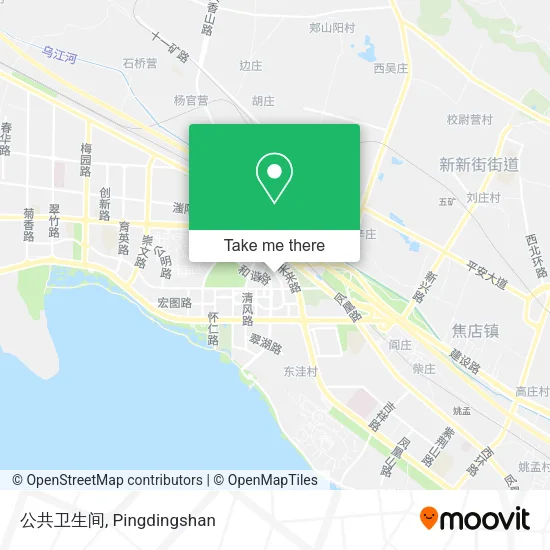 公共卫生间 map