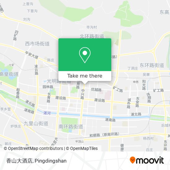 香山大酒店 map