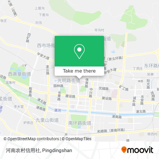 河南农村信用社 map