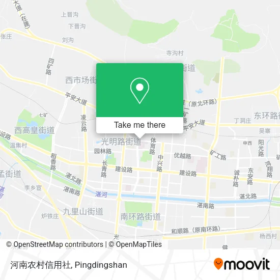 河南农村信用社 map