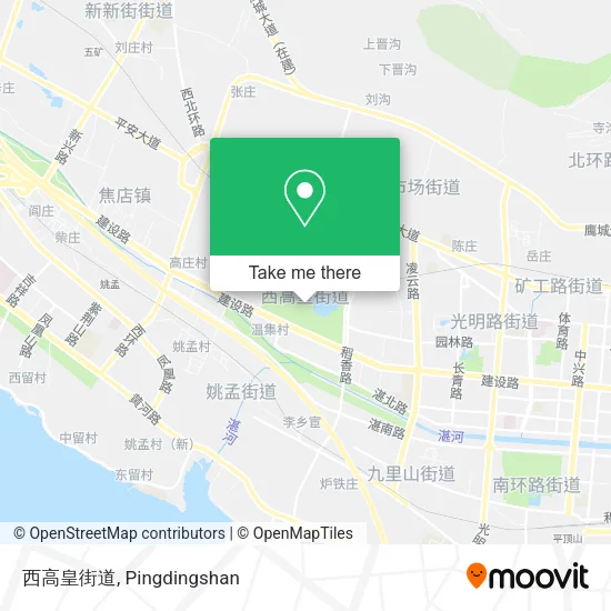 西高皇街道 map