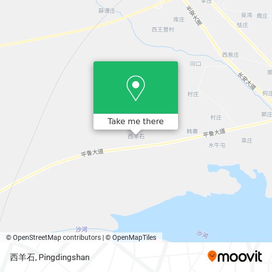 西羊石 map