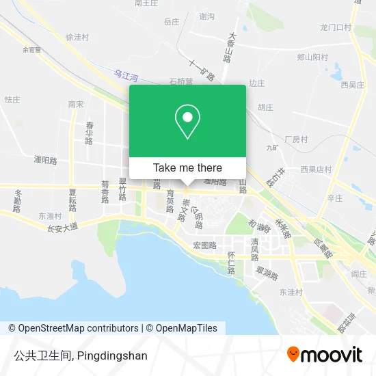公共卫生间 map