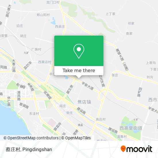 蔡庄村 map
