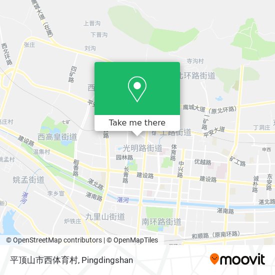 平顶山市西体育村 map