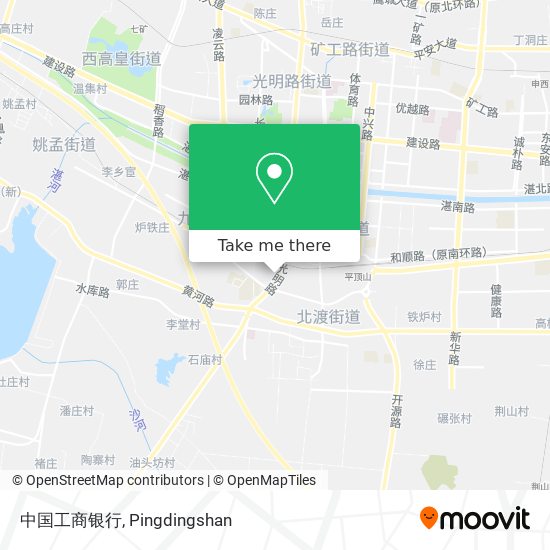 中国工商银行 map