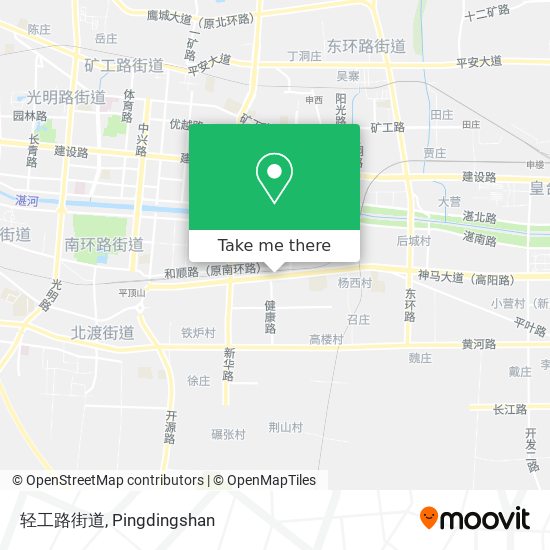 轻工路街道 map