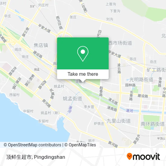 顶鲜生超市 map