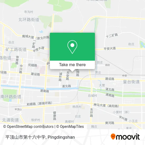 平顶山市第十六中学 map
